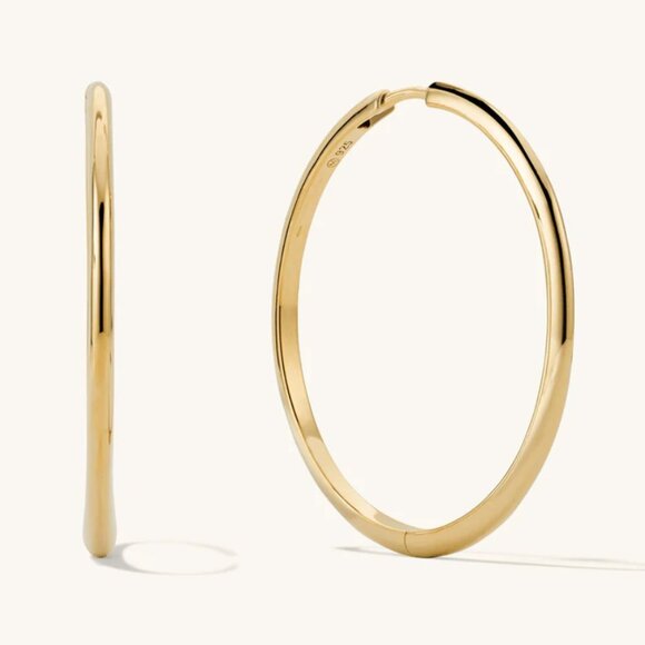 Mejuri Tube Oversized Hoops - Picture 1 of 4